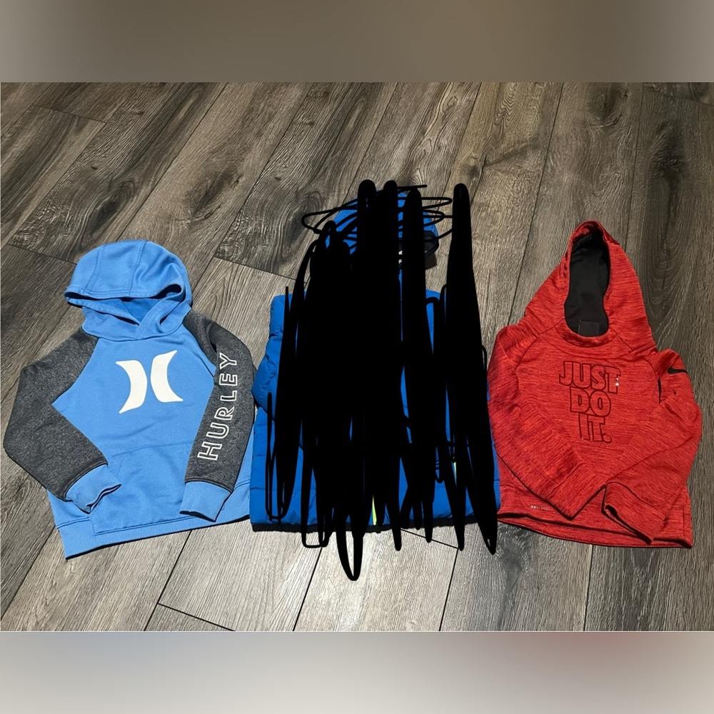 Nike and hurley hoodies